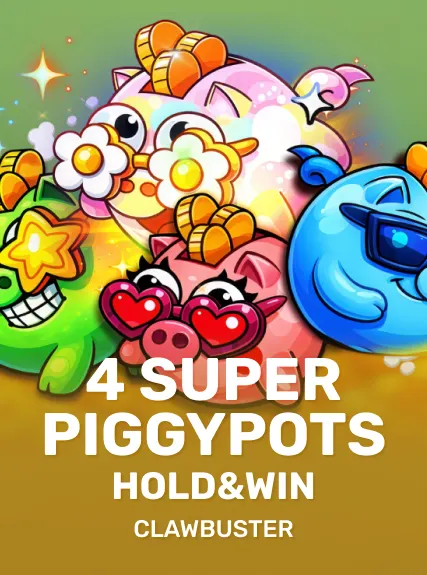 4 SUPER PIGGYPOTS: HOLD&WIN game tile